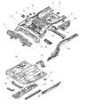 Chrysler Sebring Axle Beam Diagram - MR392153