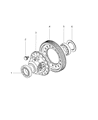 Dodge Journey Differential Diagram - 5191068AA