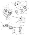 Dodge Stratus Engine Mount Diagram - 4593445AA