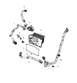 2023 Jeep Cherokee Radiator Hose Diagram - 68251843AC