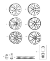Jeep Spare Wheel Diagram - 5LD111Z0AA