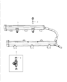 Ram C/V Fuel Injector Diagram - RL184085AC