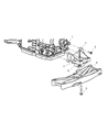 Chrysler Transmission Mount Diagram - 4578062AB