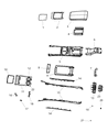 Chrysler 300 Center Console Base Diagram - 1LD99DX9AA