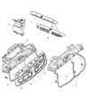 2004 Dodge Ram 3500 Grille Diagram - 5073276AB