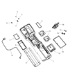 2011 Ram Dakota Cup Holder Diagram - 68036054AA