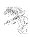 2003 Dodge Durango Parking Brake Cable Diagram - 52113642AB