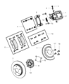 Dodge Journey Wheel Hub Diagram - 5171125AB