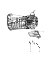 2012 Jeep Liberty Transmission Mount Diagram - 52125139AD