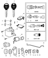 Dodge Intrepid Door Lock Cylinder Diagram - 4778125