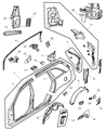 2005 Chrysler Pacifica Shock Absorber Diagram - 5054625AB