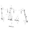 2012 Ram 2500 Seat Belt Diagram - 5KQ121K2AC