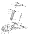 Dodge Viper Control Arm Diagram - 5290691AC
