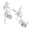 Jeep Wrangler Starter Motor Diagram - 56041013AE