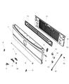 Ram 2500 Tailgate Handle Diagram - 6RN821XRAA