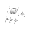 Dodge Air Bag Control Module Diagram - 68316745AB