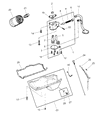 2000 Jeep Wrangler Dipstick Diagram - 53010444AB