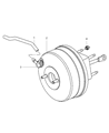 Ram Brake Booster Diagram - 5142651AB
