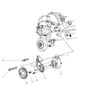 2002 Dodge Durango Power Steering Pump Diagram - RL039489AD