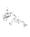 Dodge Coolant Reservoir Diagram - 5058157AD