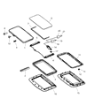 2008 Dodge Sprinter 2500 Sunroof Diagram - 68018812AA