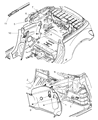 2006 Chrysler PT Cruiser Weather Strip Diagram - 5067664AD