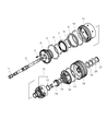 2004 Chrysler Sebring Release Bearing Diagram - MD723064