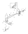 1999 Chrysler Sebring Door Handle Diagram - MR757800