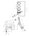 2017 Ram 3500 Rod Bearing Diagram - 68001948AA