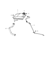 Chrysler Coolant Reservoir Diagram - 5058372AD