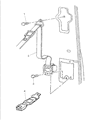1997 Dodge Ram 1500 Seat Belt Diagram - 5EX57SAZ