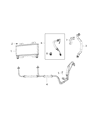 Dodge Viper Power Steering Hose Diagram - 5181395AA