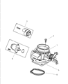 Jeep Wrangler Throttle Body Diagram - 5134788AA
