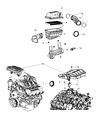 Dodge Ram 3500 Air Filter Diagram - 53032404AA