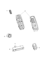 Jeep Cherokee Power Window Switch Diagram - 56046555AC