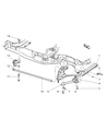 Dodge Dakota Sway Bar Kit Diagram - 52106324AB