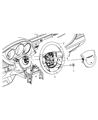 Chrysler Sebring Steering Wheel Diagram - 1GA601DHAA