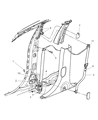 2004 Chrysler Pacifica Seat Belt Diagram - TS581DVAD