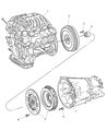 Chrysler Crossfire Engine Mount Bracket Diagram - 5159663AA