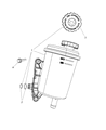Chrysler Aspen Power Steering Reservoir Diagram - 68034303AA