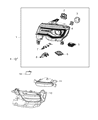 Jeep Grand Cherokee Fog Light Diagram - 68275510AC