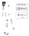 Dodge Nitro Transmitter Diagram - 68003387AA