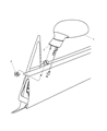 2008 Dodge Viper Car Mirror Diagram - TR37SBEAD