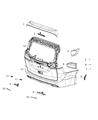 Chrysler Voyager Back Up Light Diagram - 68229029AD