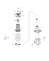 Jeep Renegade Strut Bearing Diagram - 68304233AA