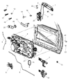 Ram Door Lock Actuator Diagram - 4589417AF