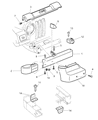 Jeep Wrangler Bumper Diagram - 55155669
