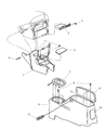 Dodge Center Console Base Diagram - PP56RJL