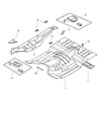 Dodge Ram 2500 Floor Pan Diagram - 55275273AB
