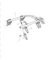 Chrysler Aspen Fuel Rail Diagram - 53032712AD